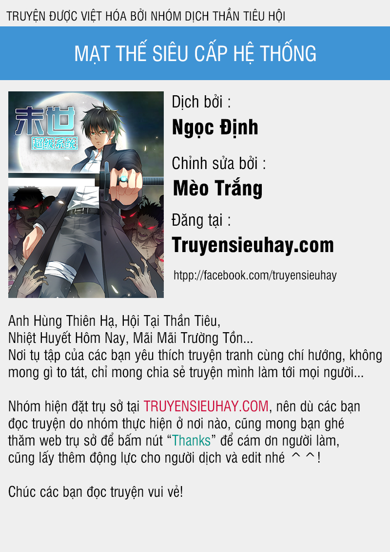 Mạt Thế Siêu Cấp Hệ Thống chapter 204 - Trang 1