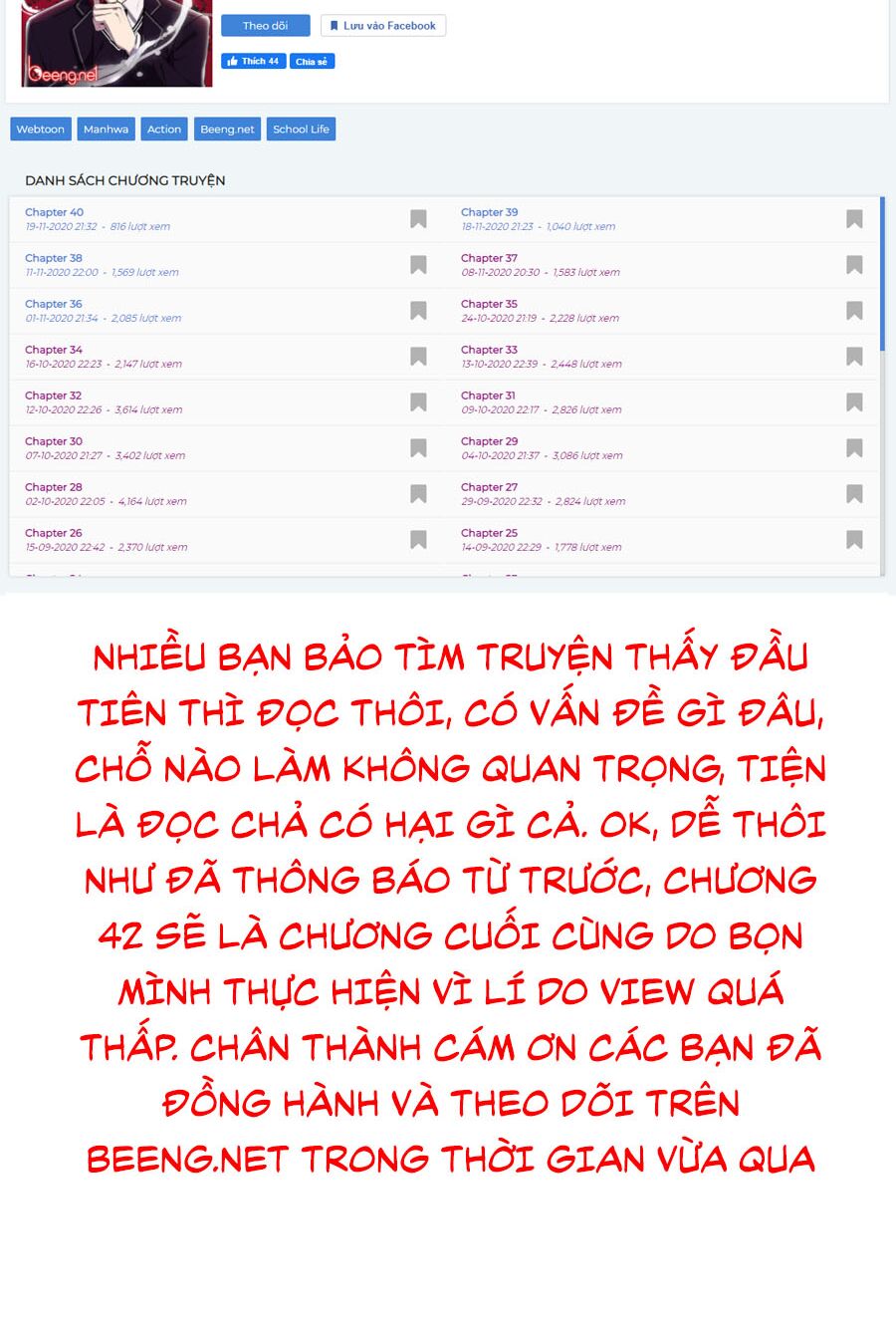 Cậu bé của thần chết chapter 41 - Upload bởi truyensieuhay.com