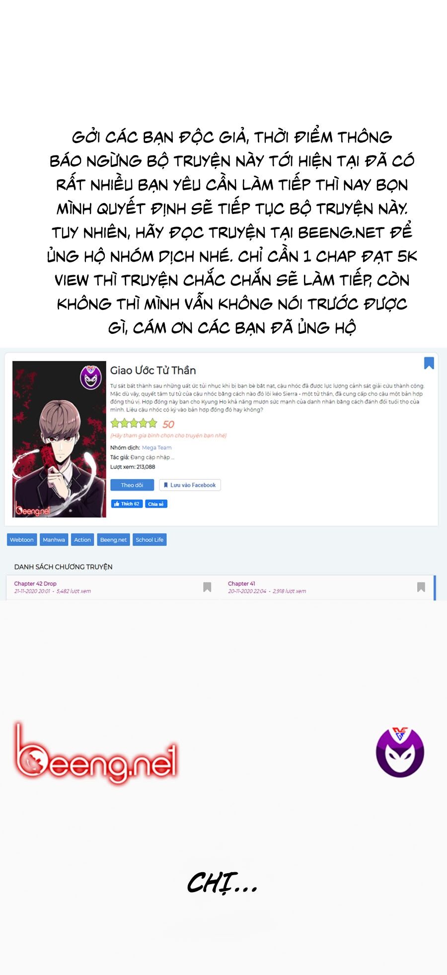 Cậu bé của thần chết chapter 43 - Upload bởi truyensieuhay.com