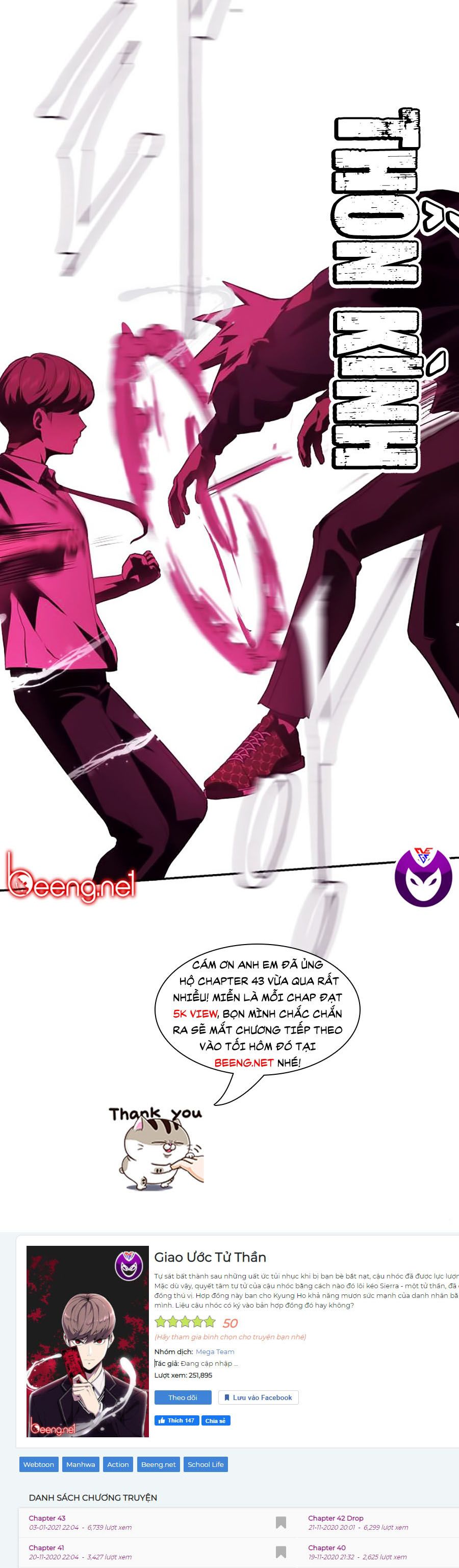 Cậu bé của thần chết chapter 44 - Upload bởi truyensieuhay.com