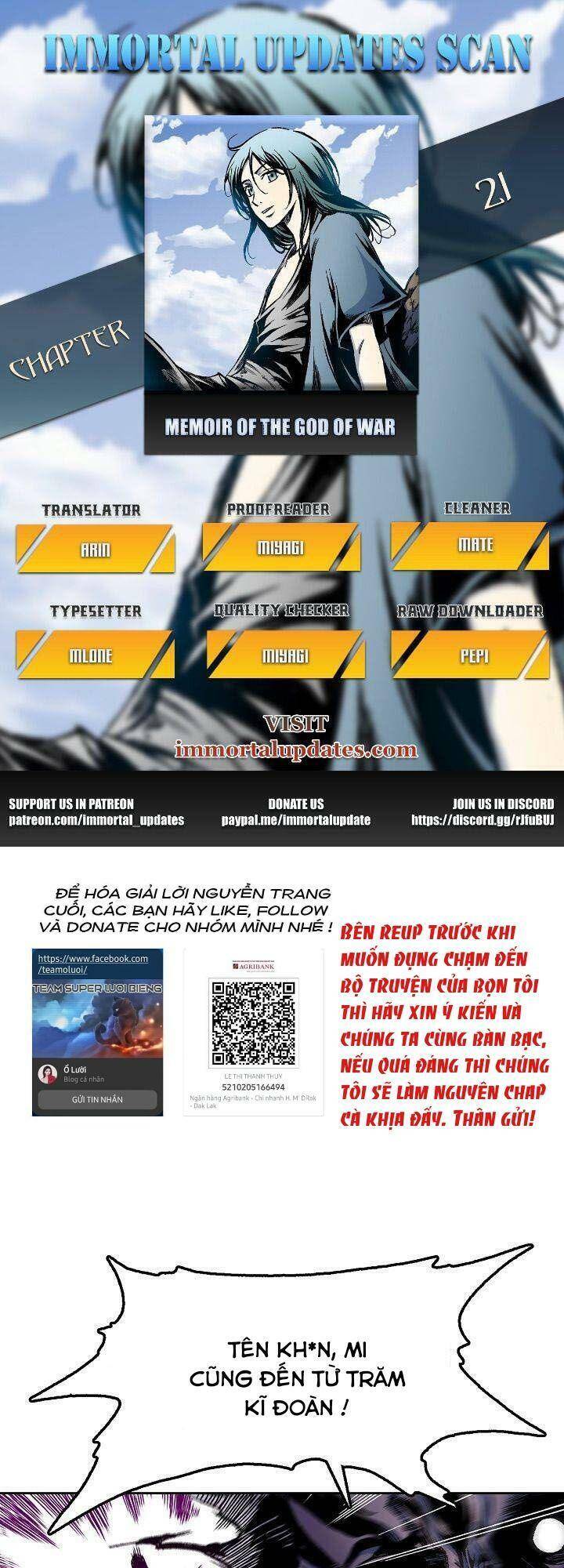 Hồi Ức Của Chiến Thần chapter 21 - Upload bởi truyensieuhay.com