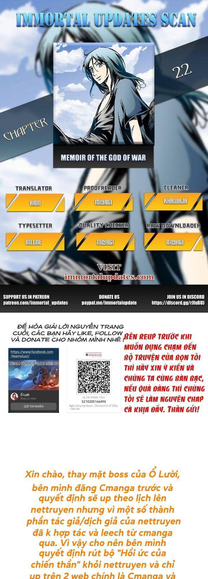 Hồi Ức Của Chiến Thần chapter 22 - Upload bởi truyensieuhay.com