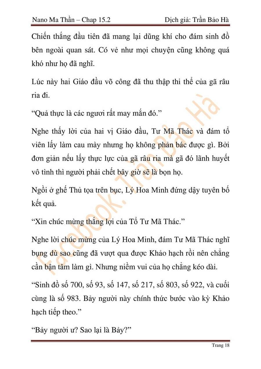 Ngã Lão Ma Thần chapter 64 - Upload bởi truyensieuhay.com
