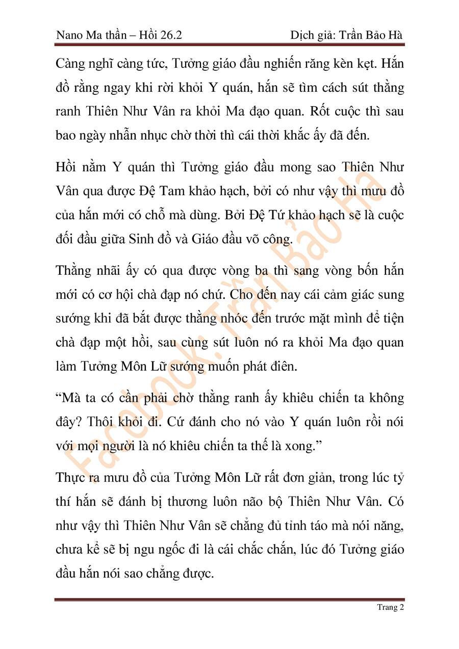 Ngã Lão Ma Thần chapter 67 - Upload bởi truyensieuhay.com