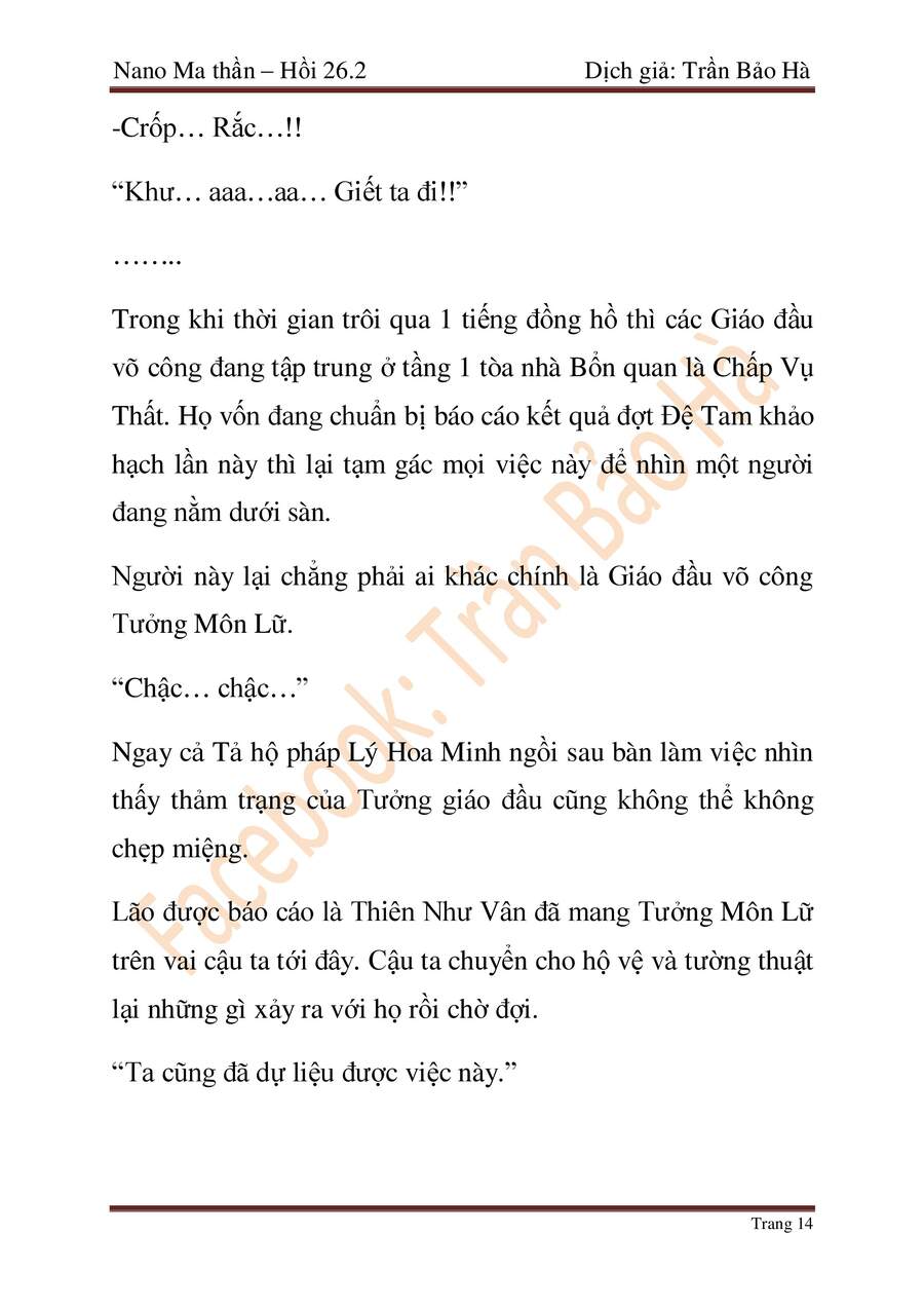 Ngã Lão Ma Thần chapter 67 - Upload bởi truyensieuhay.com