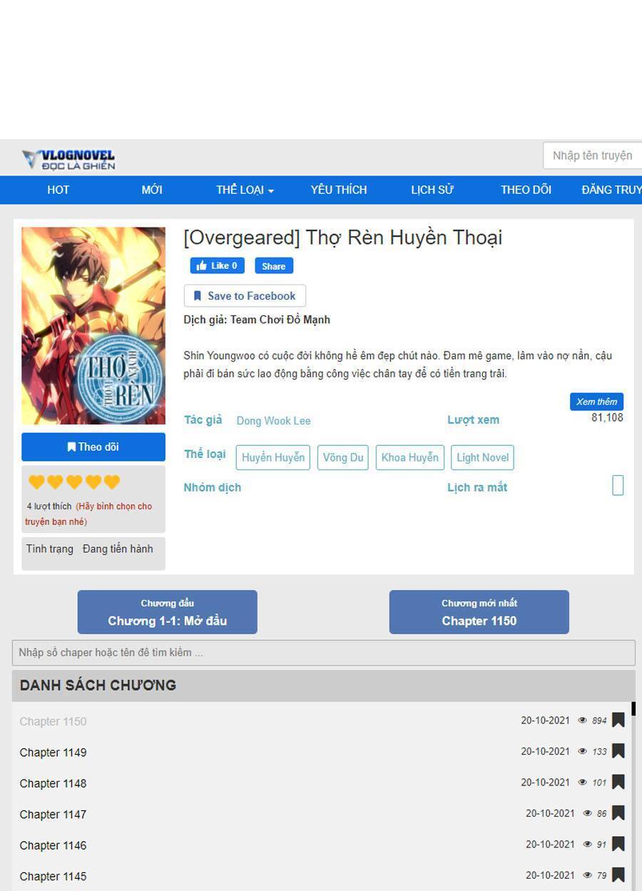 Thợ Rèn Huyền Thoại chapter 109 - Upload bởi truyensieuhay.com
