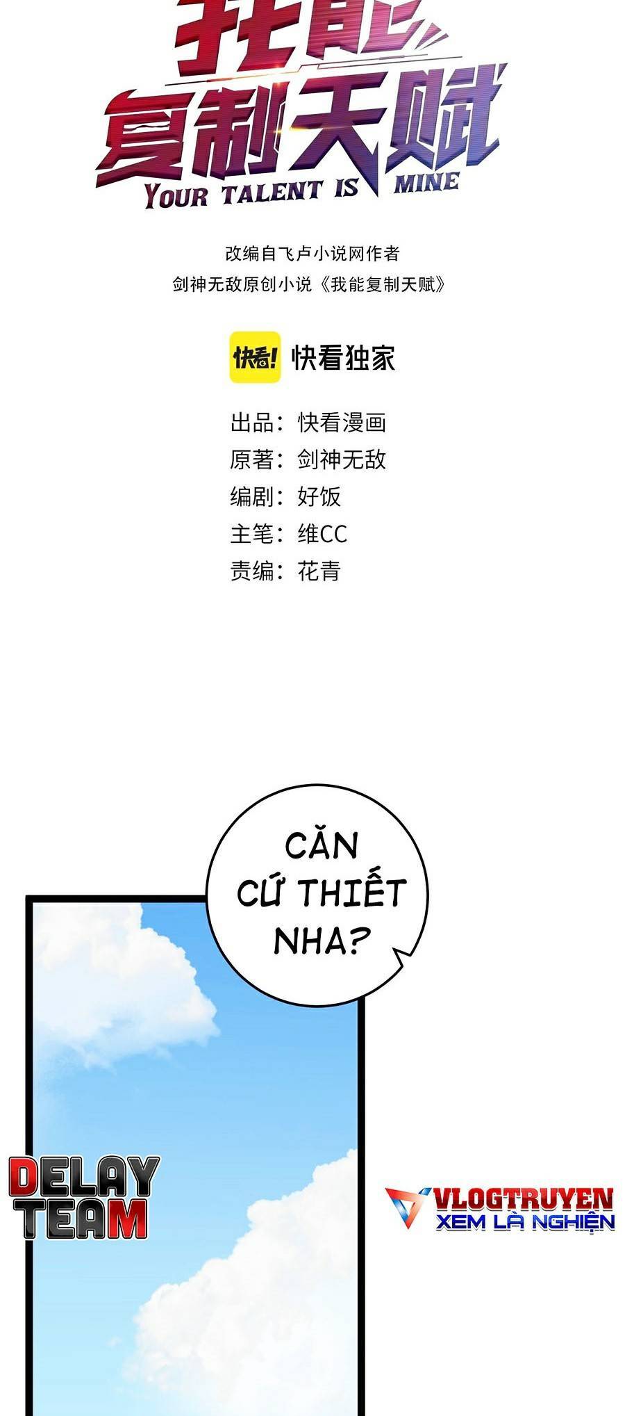 Thiên Phú Của Ngươi, Giờ Là Của Ta chapter 20 - Trang 2