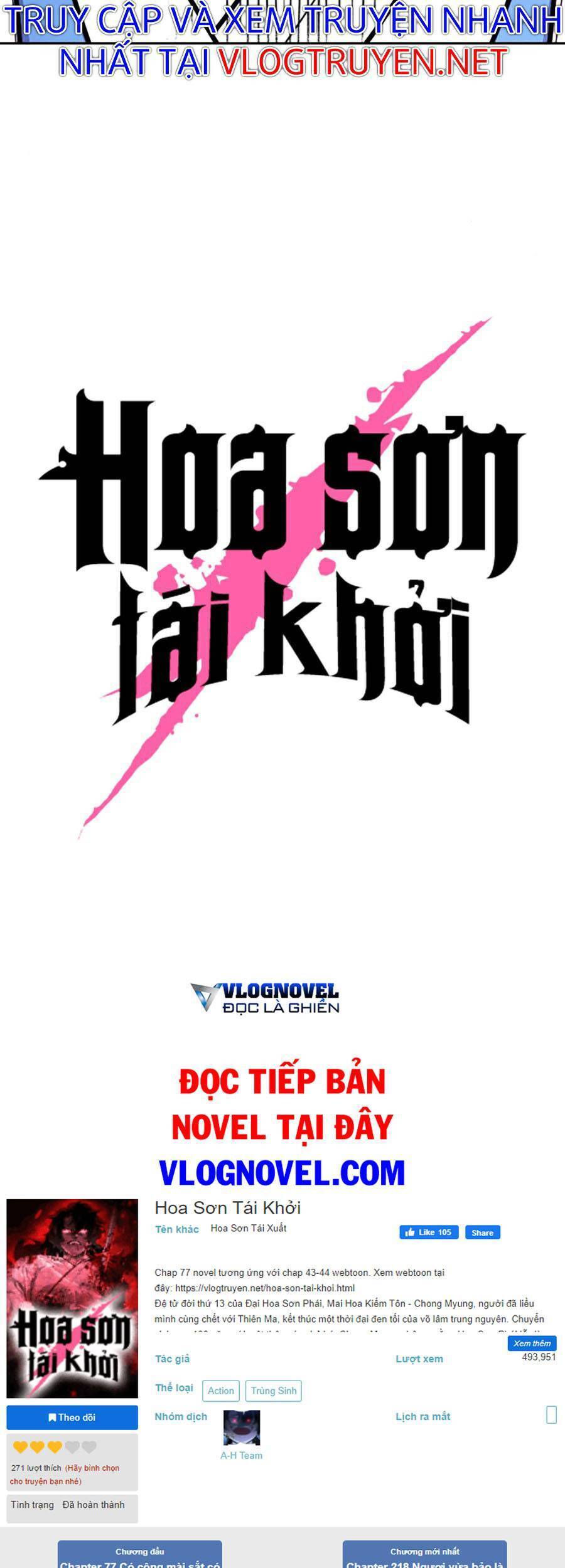 Hoa Sơn Tái Xuất chapter 53 - Upload bởi truyensieuhay.com