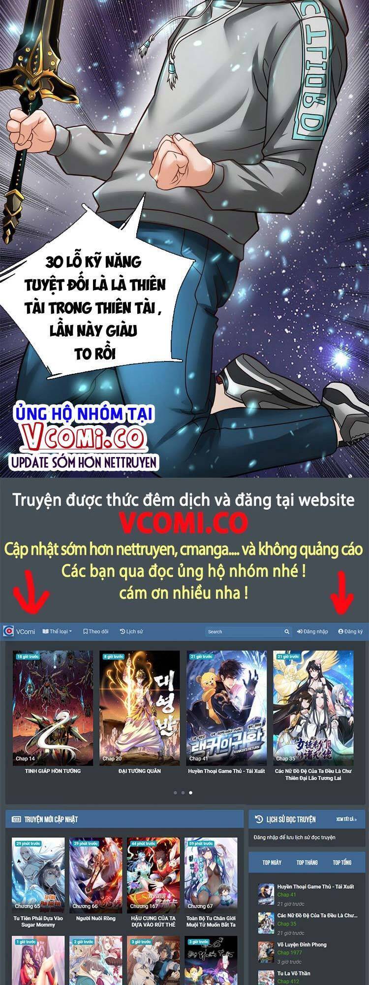 Ta Chẳng Làm Gì Cũng Vô Địch chapter 20 - Upload bởi truyensieuhay.com
