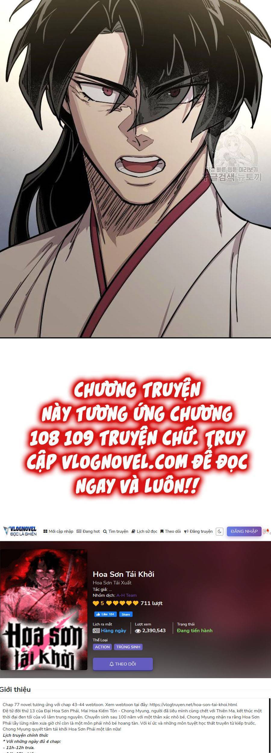 Hoa Sơn Tái Xuất chapter 67 - Upload bởi truyensieuhay.com