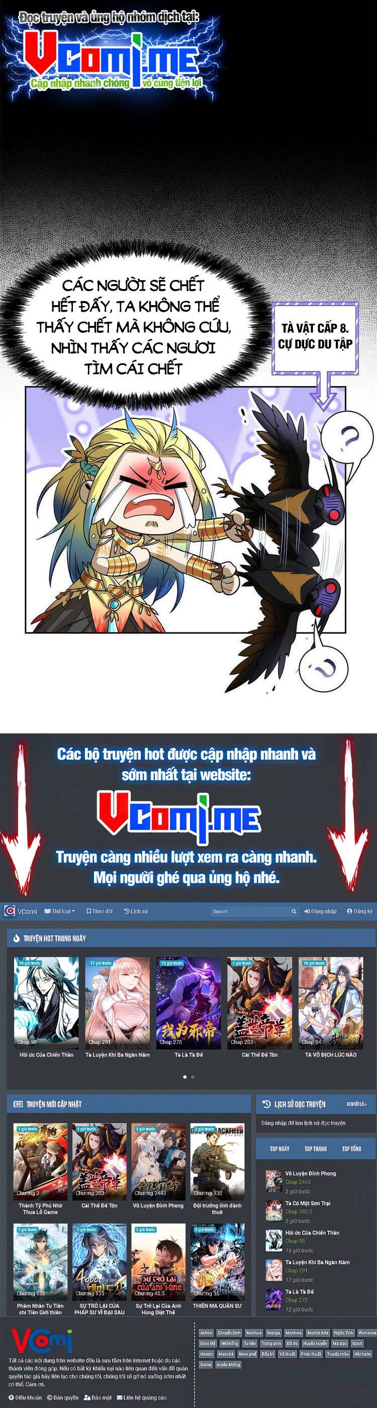 Cường Giả Đến Từ Trại Tâm Thần chapter 130 - Upload bởi truyensieuhay.com
