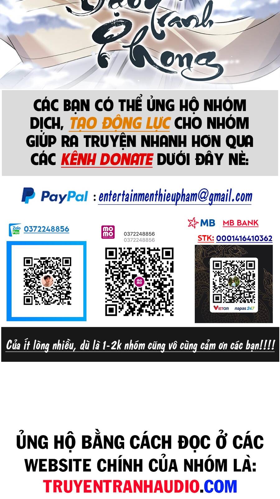 Đại Đạo Tranh Phong chapter 4 - Trang 4