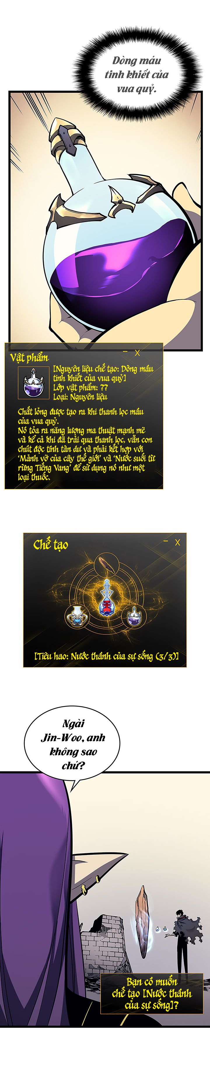 Solo Leveling - Tôi Thăng Cấp Một Mình chapter 88 - nước thánh của sự sống - Upload bởi truyensieuhay.com